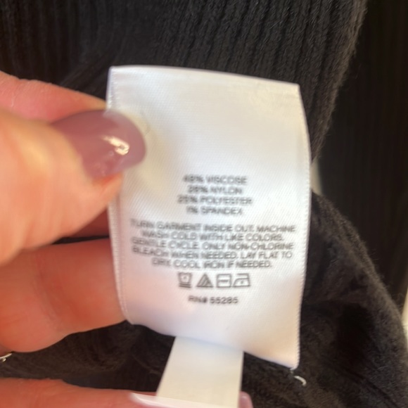 2/$20 3/$24 Black Puff-Sleeve Sweater - Picture 6 of 6